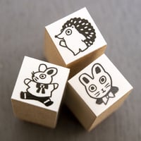 Set of 3 Small stamp type D | Yumi kitagishi