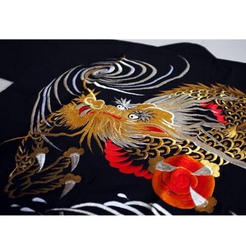 水神龍の総刺繍半纏 | 祭・日本の良いモノ 〼清水増〼