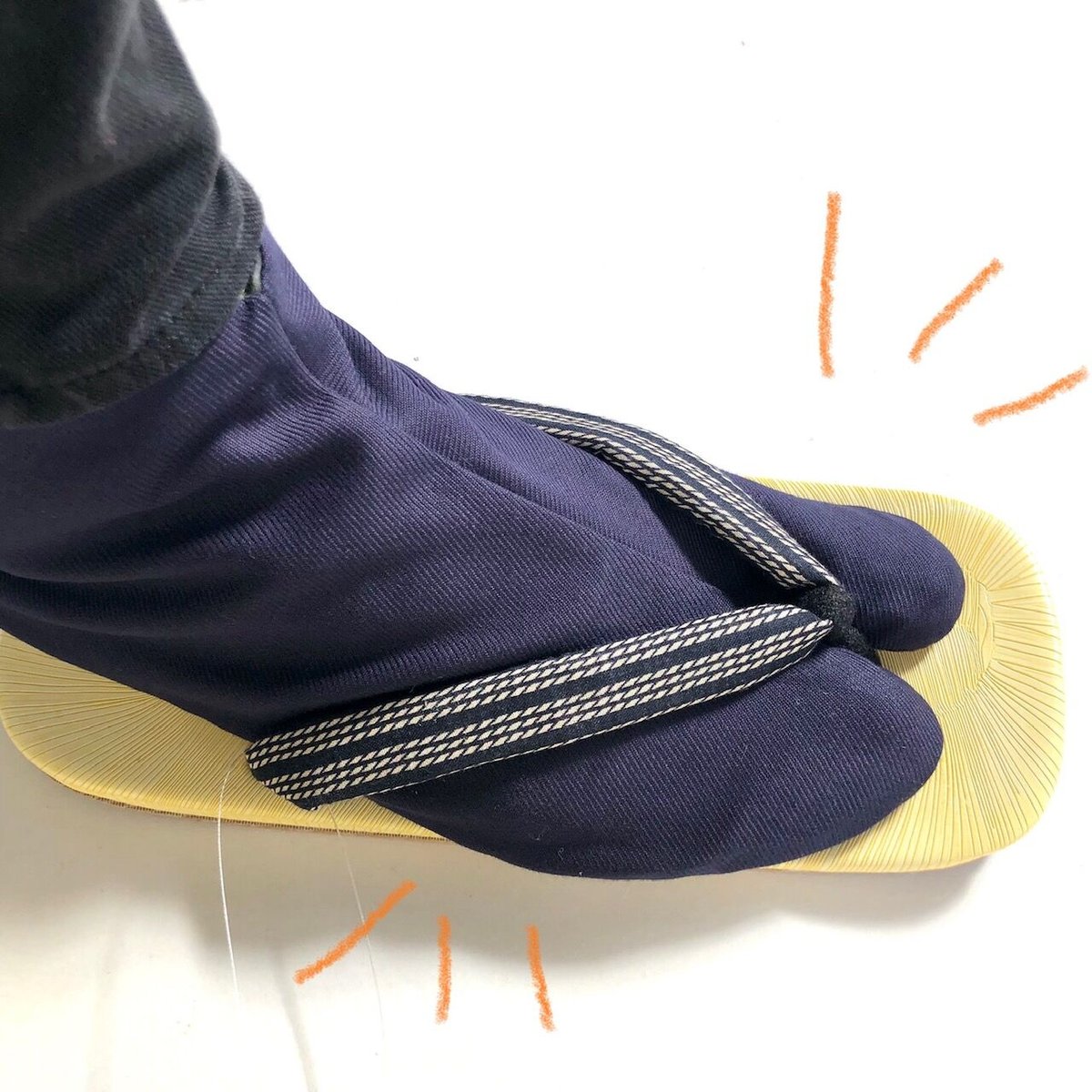 福助　足袋　26センチ　20足　ネル 福助 足袋 26センチ 20足 ネル 紺足袋 <ネル裏> 23-26cm | 祭・日本