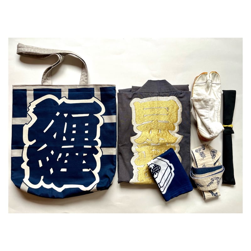 纏　半纏古布時代　トートバッグ トートバッグ 東京帆布 （半てん柄、まとい柄） - 大正13年創業・田巻