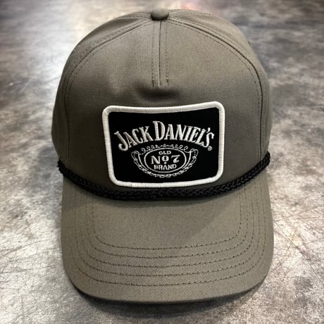 USA買付　AMERICAN NEEDLE × JACK DANIEL’S OLD No.7 LOGO ROPE CAP / LIGHT OLIVE　AN-27