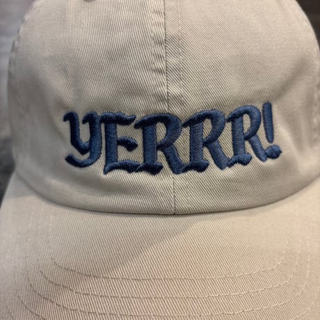 GC-YERRR! Cotton Cap L/XL  IVORY/SMOKY BLUE GC-16