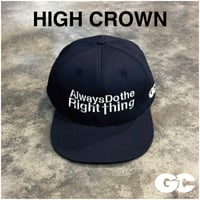 別注 クーパーズタウン HIGH CROWN×GOOD CAP CLUB GC AlwaysDo the right thing _ CAP (NAVY) C-91
