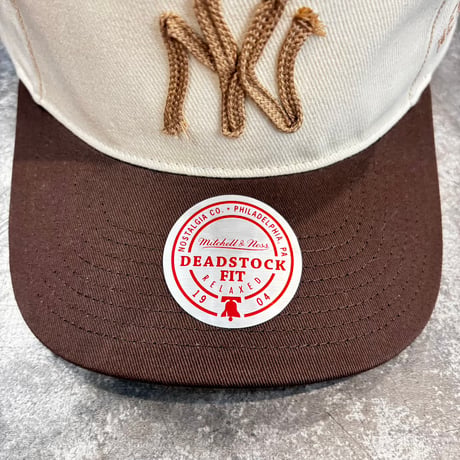 USA買付Mitchell & Ness Deadstock Fit New York Yankees Rope Logo Snapback Cap M-33