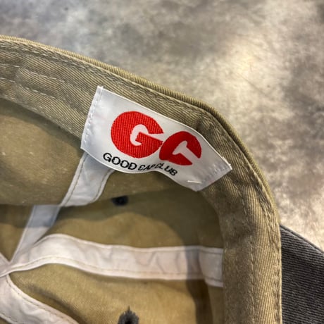GC-YERRR! Cotton Cap BEIGE/BLACK GC-21