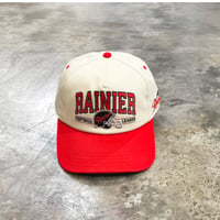 USA買付　AMERICAN NEEDLE × RAINIER BEER FOOTBALL LEAGUE SNAPBACK CAP AN-26