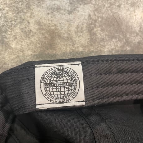 クーパーズタウン LAP1943__WASHED CAP別注モデル (BLACK)　USED加工 C-62