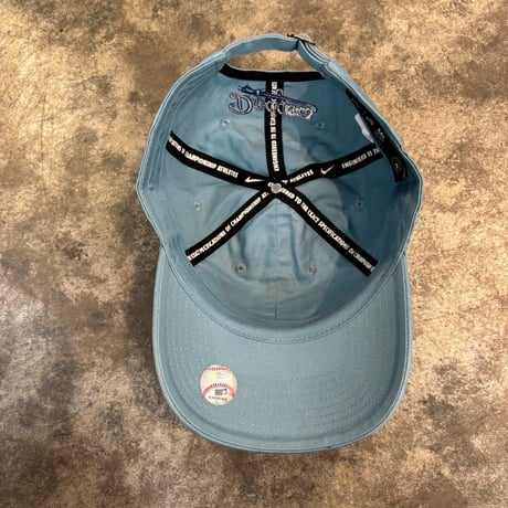USA買付　 NIKE×LOSANGELS DODGERS Club CAP turquoise N-165