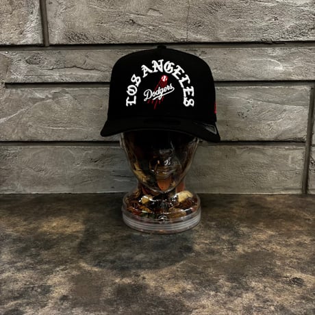 USA買付 New Era Los Angeles Dodgers Skull Black Prime Edition 9FIFTY A-Frame Snapback Hat　NEWERA-63