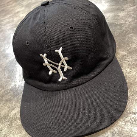 クーパーズタウン NYCC1947_WASHED CAP (Black) USED加工 C-23