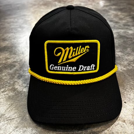 USA買付　Miller Genuine Draft × American Needle Roscoe Adjustable Hat - Black　 AN-21