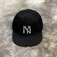 別注クーパーズタウンNYB_WASHED CAP (BLACK) USED加工 C-51