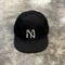 別注クーパーズタウンNYB_WASHED CAP (BLACK) USED加工 C-51