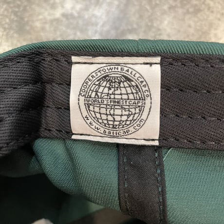 別注クーパーズタウンNYB_WASHED CAP (GREEN) USED C-45