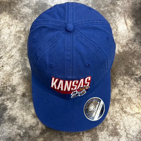 USA買付　Kansas Jayhawks Top of the World Slice Adjustable Hat - Royal Blue US-71