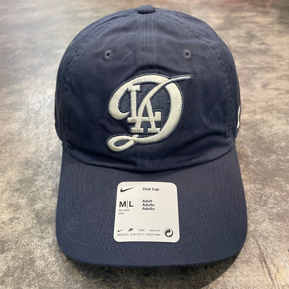 Nike Dodgers キャップ Swoosh Flex L/XL グレー ロサンゼルス