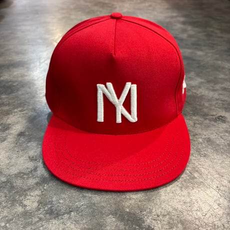 別注 クーパーズタウン HIGH CROWN×GOOD CAP CLUB NY_ CAP (RED) C-113