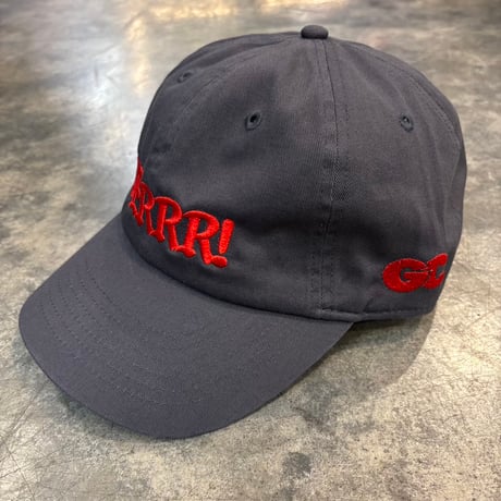 GC-YERRR! Cotton Cap L/XL CHARCOAL/RED GC-17