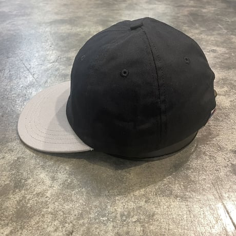 別注クーパーズタウンNYB_LIGHTGRAY刺繍 WASHED CAP TWO-TONE(BLACK/LIGHTGRAY) USED加工 C-18