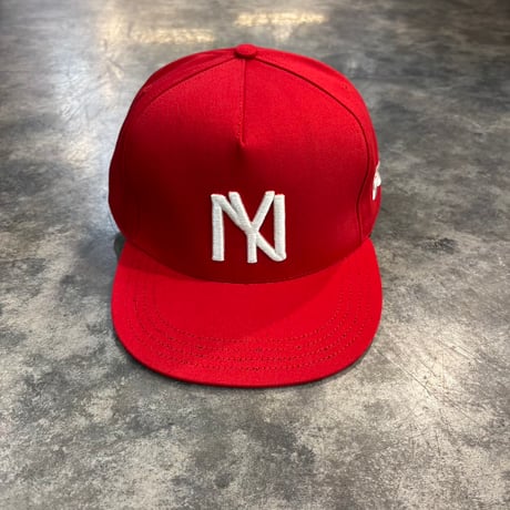 別注 クーパーズタウン HIGH CROWN×GOOD CAP CLUB NY_ CAP (RED) C-113