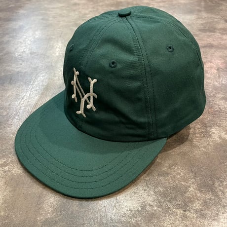 クーパーズタウン NYCC1947_WASHED CAP (GREEN) USED加工 C-22