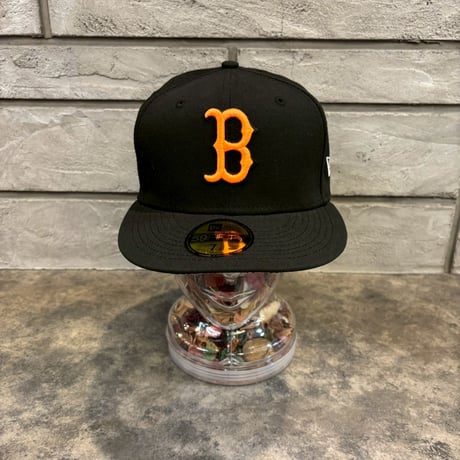 USA買付けNEWERA  REDSOX NEON world series  BLACK/ORENGE 7 2/159.6cm NEWERA-13