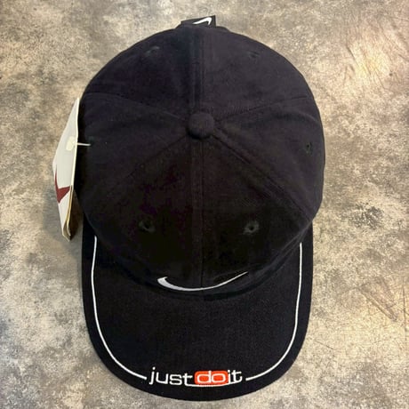 90's NIKE dead stock Swoosh LOGO　BLACK N-174
