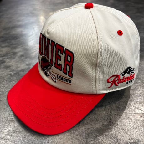 USA買付　AMERICAN NEEDLE × RAINIER BEER FOOTBALL LEAGUE SNAPBACK CAP AN-26