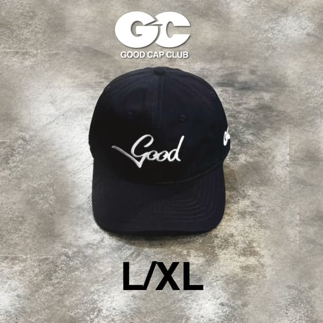 GC- “Good” Script Logo CAP – L/XL BLACK GC-44