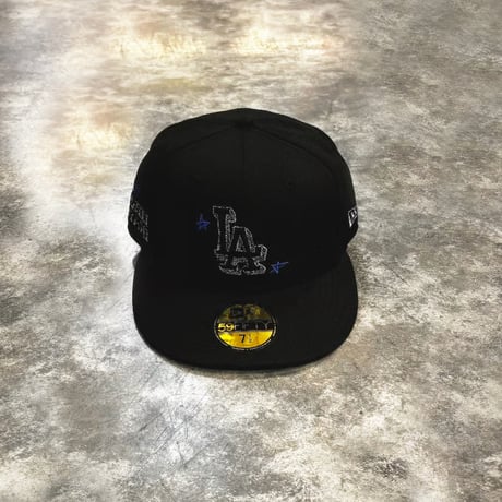 USA買付  LOS ANGELES DODGERS OHTANI STAR BLACK PRIME EDITION 59FIFTY FITTED HAT    7 1/2 NEWERA-71