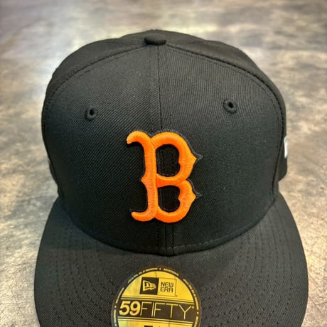 USA買付けNEWERA  REDSOX NEON world series  BLACK/ORENGE 7 2/159.6cm NEWERA-13