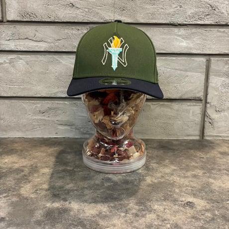 USA買付 New York Yankees New Era Dark Green City Feature 9FORTY A-Frame Adjustablet NEWERA-43