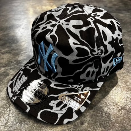 USA買付   New York Yankees  Black & Gray Camo 19TWENTY Adjustable Cap　NEWERA -79