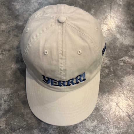 GC-YERRR! Cotton Cap L/XL  IVORY/SMOKY BLUE GC-16