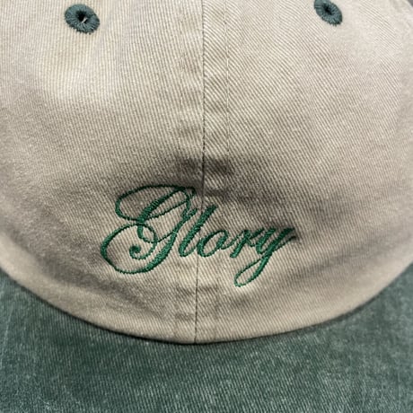 GLORYBaseball Low Cap -pigment dyed two tone-   sand/green