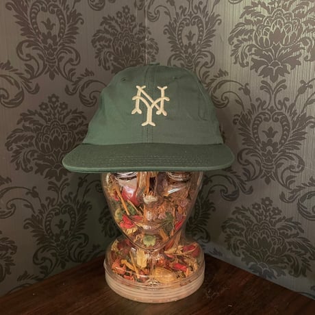 クーパーズタウン NYCC1947_WASHED CAP (GREEN) USED加工 C-22