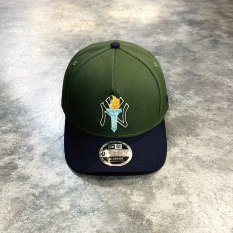 USA買付 New York Yankees New Era Dark Green City Feature 9FORTY A-Frame Adjustablet NEWERA-43