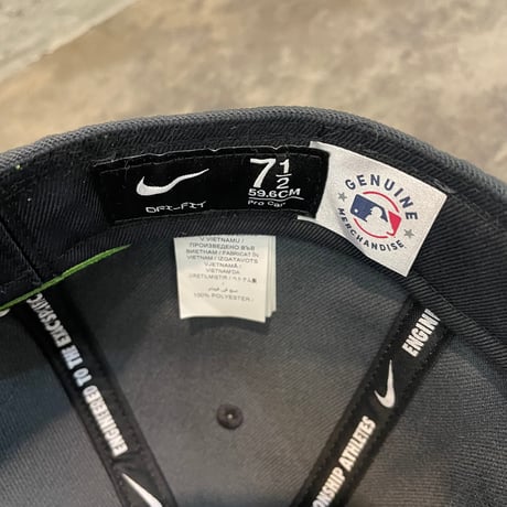 日本未発売モデル  NIKE×Tampa Bay Rays Graphite/Black 2024 City Connect True Fitted Hat  DEEP  N-120