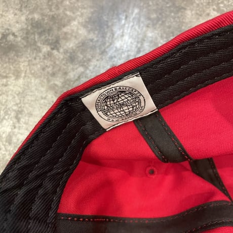 クーパーズタウン LRS21_WASHED CAP (RED) USED加工 C-38