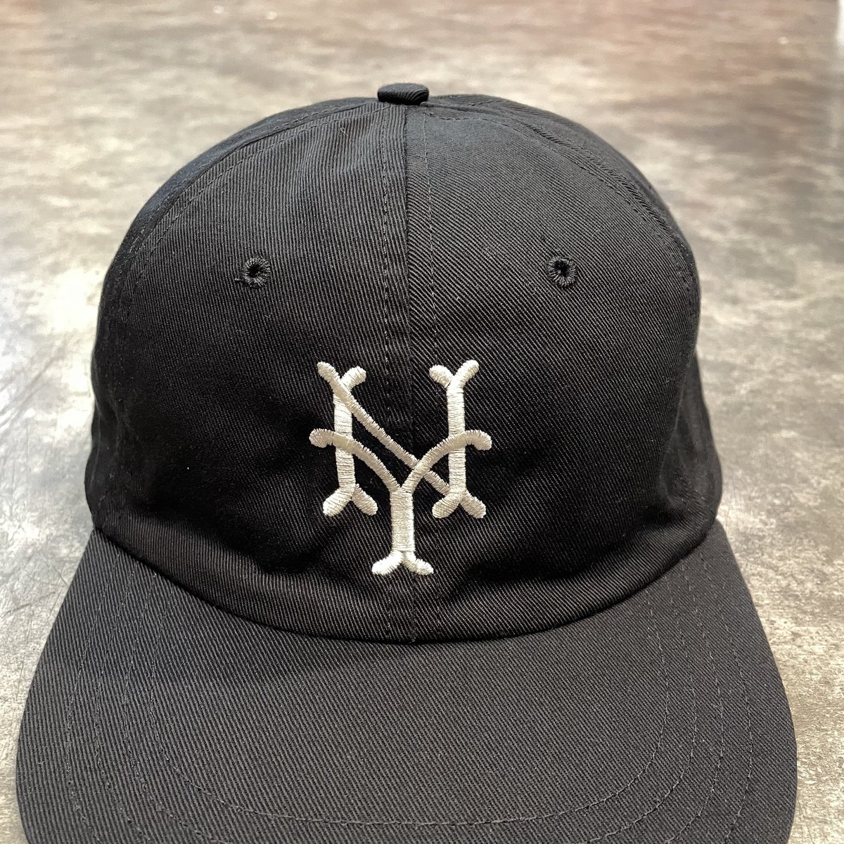 クーパーズタウン NYCC1947_WASHED CAP (Black) USED加工 C-2