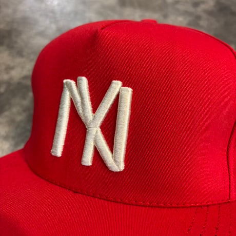 別注 クーパーズタウン HIGH CROWN×GOOD CAP CLUB NY_ CAP (RED) C-113