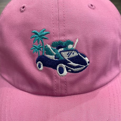 海外限定モデル　MLB Los Angeles Dodgers　Adjustable CAP PINK MLB-3