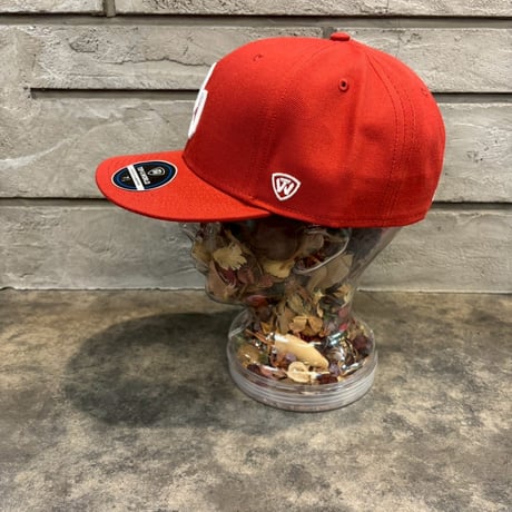 USA買付　Oklahoma Sooners Top of the World Team Color Fitted Hat - RED 7 2/1 (59.6cm)　US-23