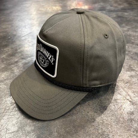 USA買付　AMERICAN NEEDLE × JACK DANIEL’S OLD No.7 LOGO ROPE CAP / LIGHT OLIVE　AN-27