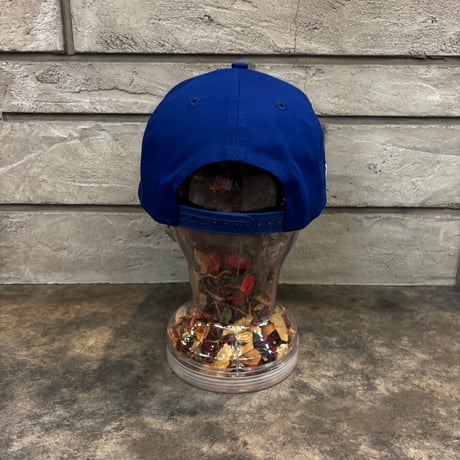 USA買付  NFL NEW YORK GIANTS OLD ENGLISH NY 9FORTY A-FRAME ROYAL BLUE　NEWERA -90