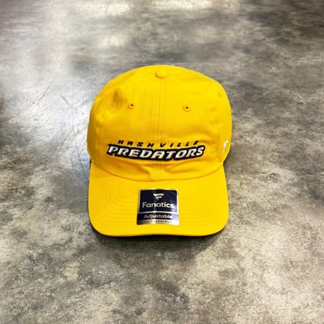 USA買付　Nashville Predators Fanatics Wordmark Core Fundamental Adjustable Hat - YELLOW US-17
