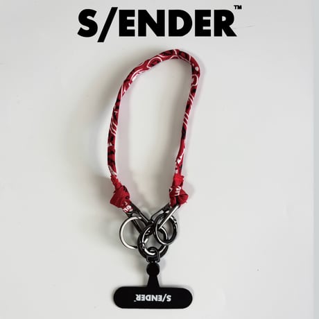 S/ENDER - "BANDANA" MULTI HOLDER / SHORT <RED> SE-07