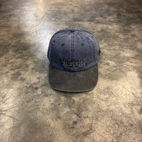 GC-YERRR! Cotton Cap  BLUE/BLACK GC-23