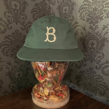 クーパーズタウン BRKN1955_WASHED CAP (GREEN) USED加工 C-27