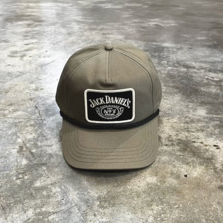 USA買付　AMERICAN NEEDLE × JACK DANIEL’S OLD No.7 LOGO ROPE CAP / LIGHT OLIVE　AN-27